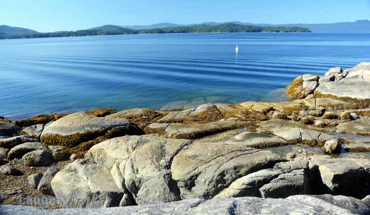 rocky bay scene